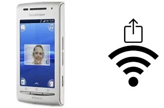 Générer un QR code avec la clé Wifi sur un Sony Ericsson Xperia X8