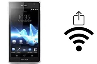 Générer un QR code avec la clé Wifi sur un Sony Xperia GX SO-04D