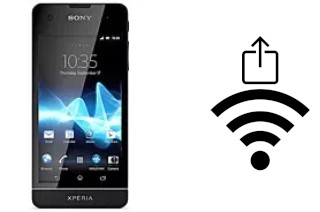 Générer un QR code avec la clé Wifi sur un Sony Xperia SX SO-05D