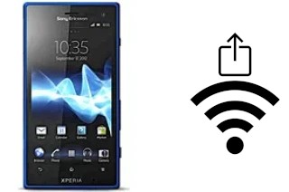 Générer un QR code avec la clé Wifi sur un Sony Xperia acro HD SO-03D