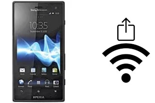 Générer un QR code avec la clé Wifi sur un Sony Xperia acro HD SOI12