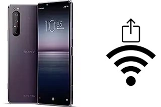 Générer un QR code avec la clé Wifi sur un Sony Xperia 1 II