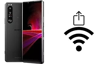 Générer un QR code avec la clé Wifi sur un Sony Xperia 1 III