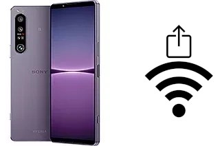 Générer un QR code avec la clé Wifi sur un Sony Xperia 1 IV