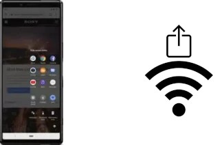 Générer un QR code avec la clé Wifi sur un Sony Xperia 1