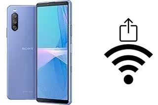 Générer un QR code avec la clé Wifi sur un Sony Xperia 10 III