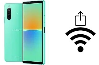 Générer un QR code avec la clé Wifi sur un Sony Xperia 10 IV