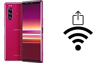 Générer un QR code avec la clé Wifi sur un Sony Xperia 5