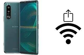 Générer un QR code avec la clé Wifi sur un Sony Xperia 5 III