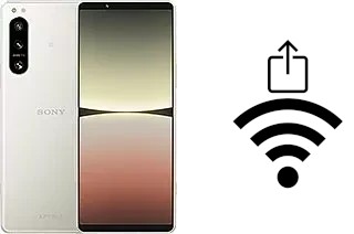 Générer un QR code avec la clé Wifi sur un Sony Xperia 5 IV