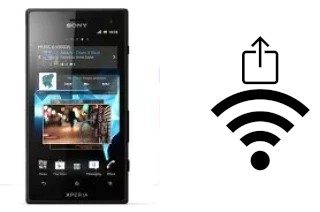 Générer un QR code avec la clé Wifi sur un Sony Xperia acro S