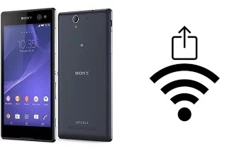 Générer un QR code avec la clé Wifi sur un Sony Xperia C3 Dual