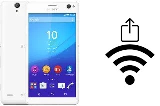 Générer un QR code avec la clé Wifi sur un Sony Xperia C4 Dual