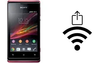 Générer un QR code avec la clé Wifi sur un Sony Xperia E