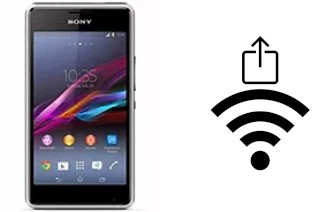 Générer un QR code avec la clé Wifi sur un Sony Xperia E1 II