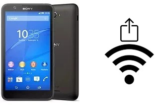 Générer un QR code avec la clé Wifi sur un Sony Xperia E4