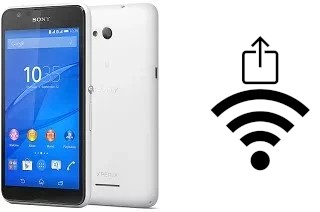 Générer un QR code avec la clé Wifi sur un Sony Xperia E4g