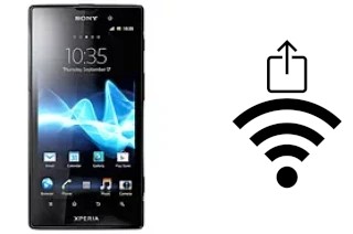 Générer un QR code avec la clé Wifi sur un Sony Xperia ion HSPA