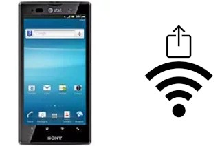 Générer un QR code avec la clé Wifi sur un Sony Xperia ion LTE