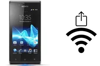 Générer un QR code avec la clé Wifi sur un Sony Xperia J