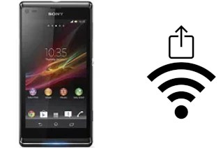 Générer un QR code avec la clé Wifi sur un Sony Xperia L