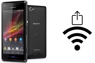 Générer un QR code avec la clé Wifi sur un Sony Xperia M