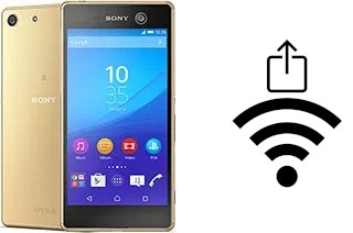 Générer un QR code avec la clé Wifi sur un Sony Xperia M5