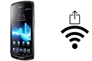 Générer un QR code avec la clé Wifi sur un Sony Xperia neo L