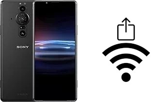 Générer un QR code avec la clé Wifi sur un Sony Xperia Pro-I