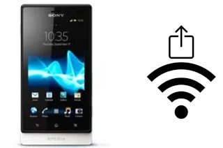 Générer un QR code avec la clé Wifi sur un Sony Xperia sola