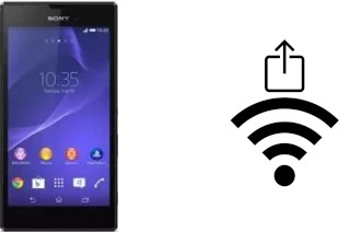 Générer un QR code avec la clé Wifi sur un Sony Xperia T3 3G