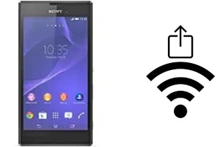 Générer un QR code avec la clé Wifi sur un Sony Xperia T3