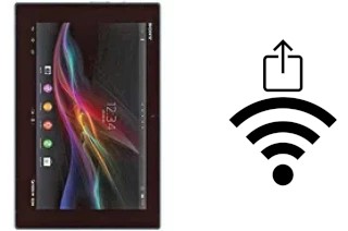 Générer un QR code avec la clé Wifi sur un Sony Xperia Tablet Z LTE