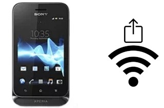 Générer un QR code avec la clé Wifi sur un Sony Xperia tipo