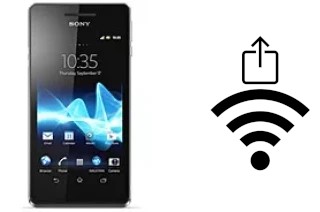 Générer un QR code avec la clé Wifi sur un Sony Xperia V