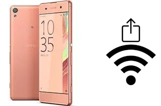 Générer un QR code avec la clé Wifi sur un Sony Xperia XA Dual