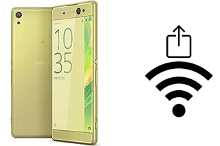 Générer un QR code avec la clé Wifi sur un Sony Xperia XA Ultra