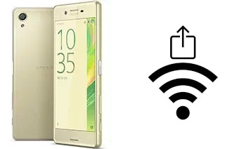 Générer un QR code avec la clé Wifi sur un Sony Xperia X