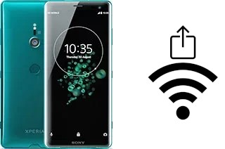 Générer un QR code avec la clé Wifi sur un Sony Xperia XZ3