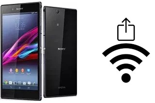 Générer un QR code avec la clé Wifi sur un Sony Xperia Z Ultra