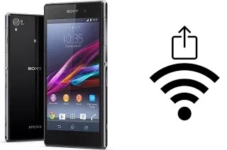 Générer un QR code avec la clé Wifi sur un Sony Xperia Z1