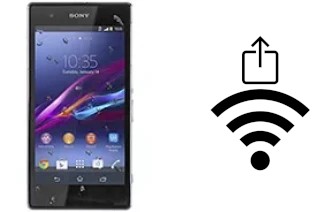 Générer un QR code avec la clé Wifi sur un Sony Xperia Z1s