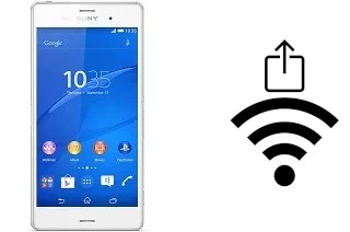 Générer un QR code avec la clé Wifi sur un Sony Xperia Z3