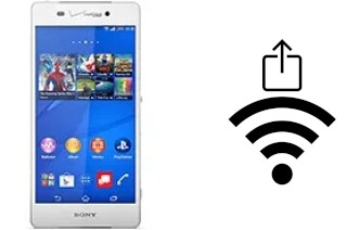 Générer un QR code avec la clé Wifi sur un Sony Xperia Z3v