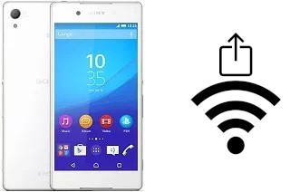 Générer un QR code avec la clé Wifi sur un Sony Xperia Z4