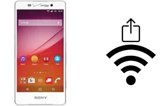 Générer un QR code avec la clé Wifi sur un Sony Xperia Z4v