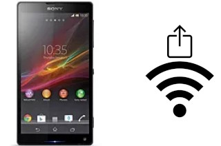 Générer un QR code avec la clé Wifi sur un Sony Xperia ZL