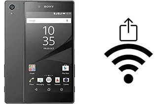 Générer un QR code avec la clé Wifi sur un Sony Xperia Z5