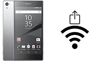 Générer un QR code avec la clé Wifi sur un Sony Xperia Z5 Premium Dual