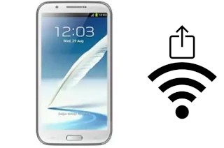 Générer un QR code avec la clé Wifi sur un Star N9589